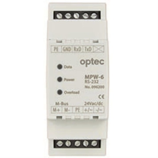 [130.001] MPW-6 Pegelwandler, 24V DC, RS232/M-Bus 
